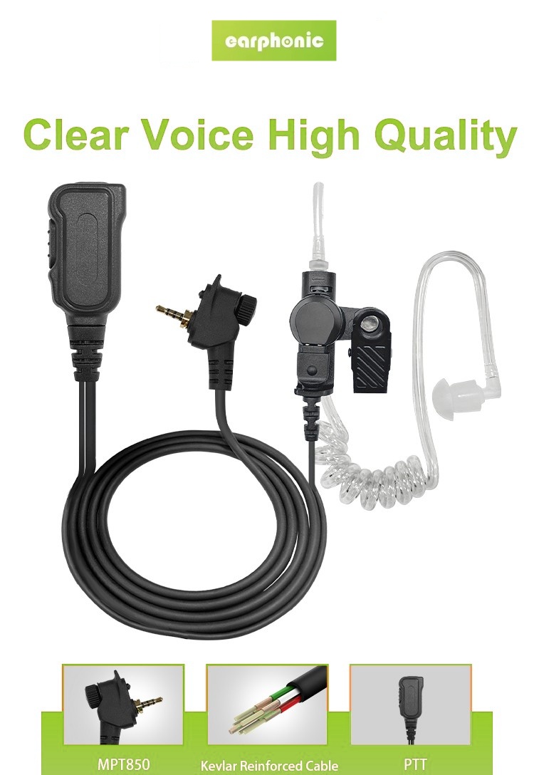 Walkie talkie headsets with microphone