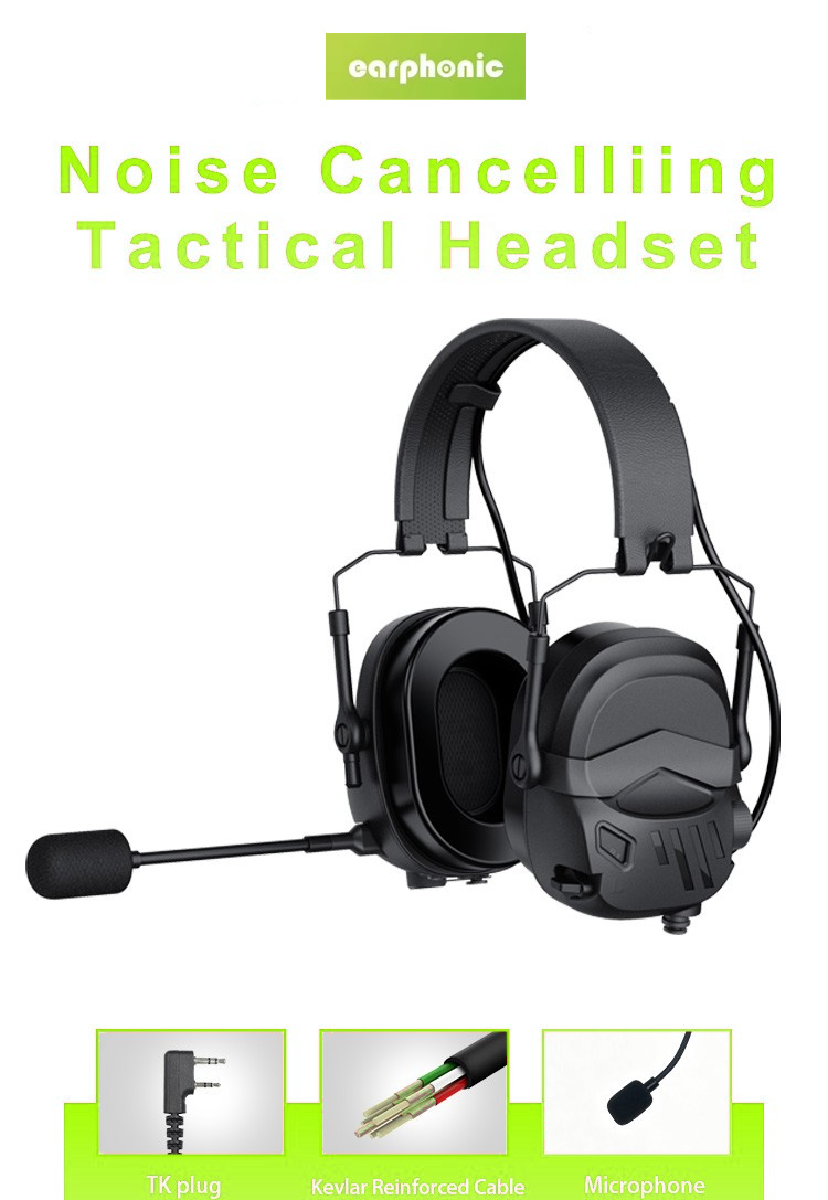 Tactical headset walkie talkie accessory