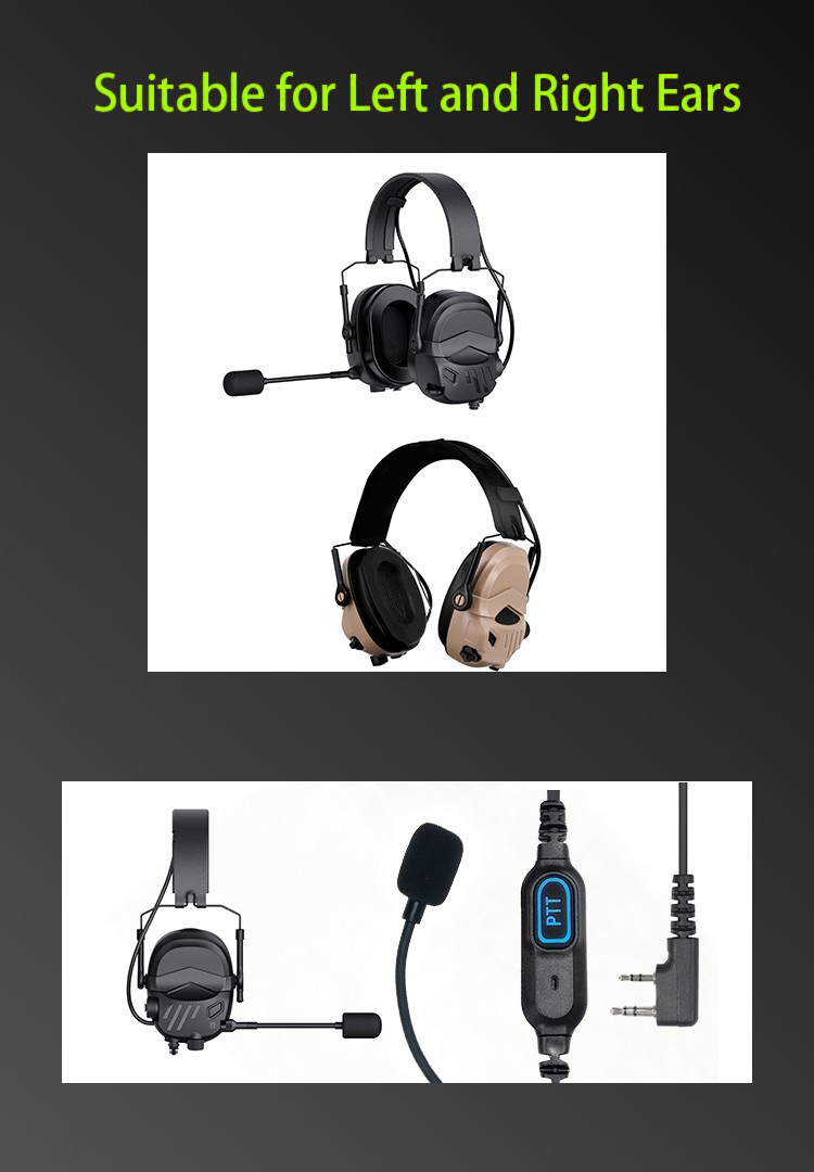 Two way radio tactical headset supply