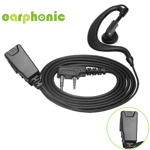 EARPHONIC 2 Pin Walkie Talkie Earpiece with Mic