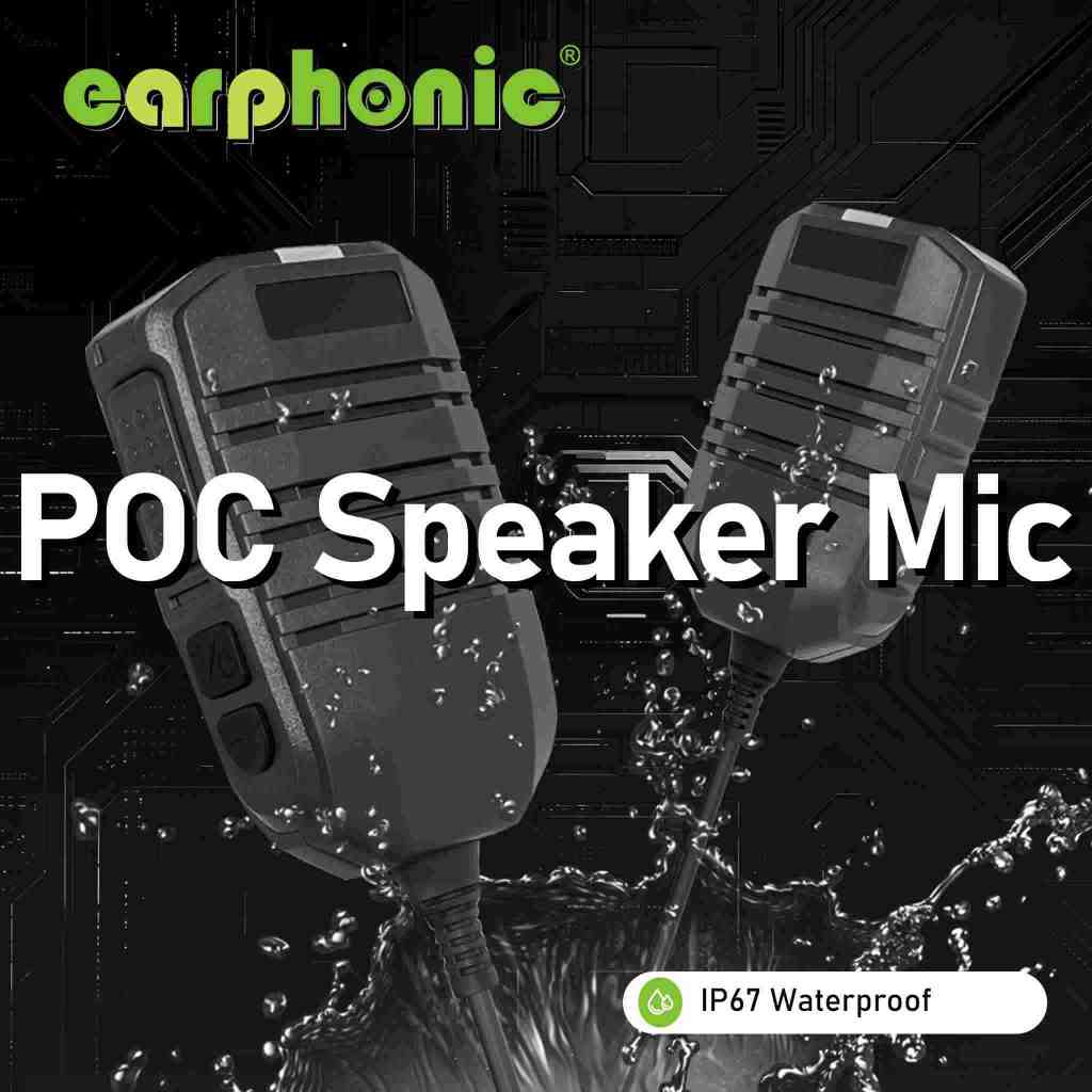 New Arrival | High Quality IP67 Waterproof Speaker Mic for POC Two Way Radios